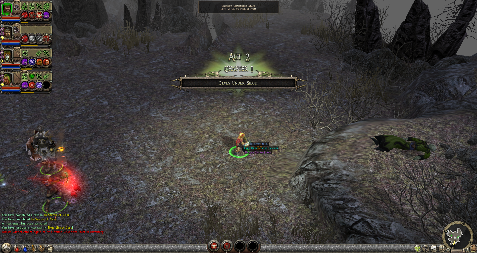 Elves Under Siege Quest Start